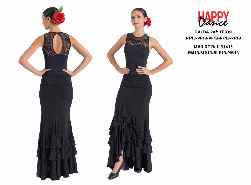 Happy Dance. Flamenco Skirts for Rehearsal and Stage. Ref. EF339PF13PF13PF13PF13PF13